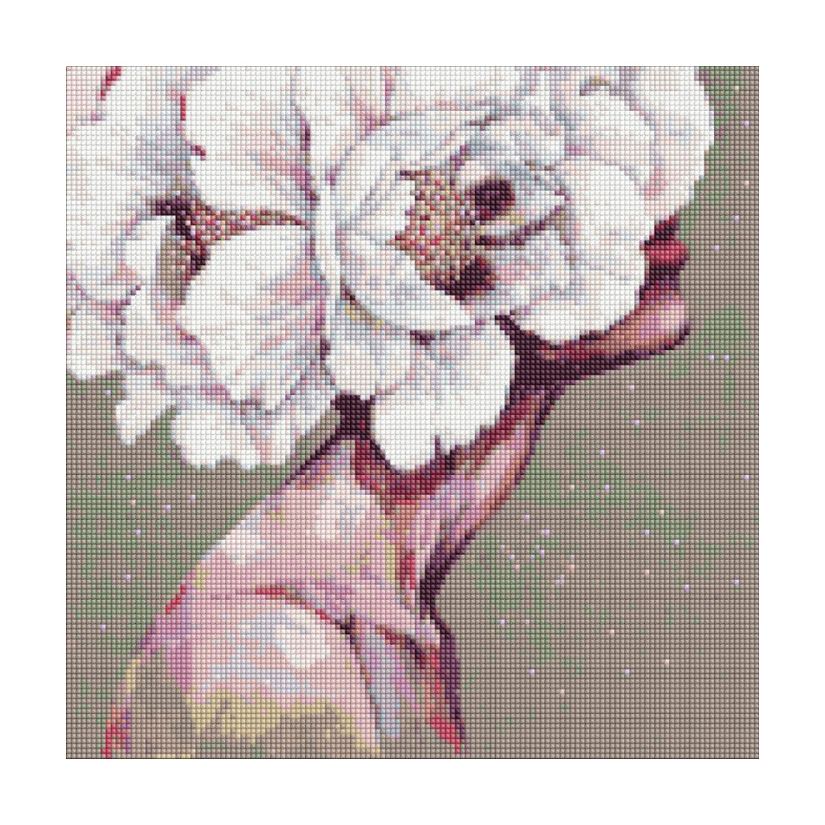 Алмазна мозаїка Ideyka Вишукана дівчина, 40*40 см (AMO7612)